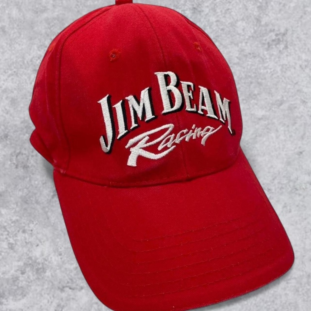 Jim Beam Racing Red Hat Robby Gordon Motorsports Stylemaster Cap OSFA Adjustable
